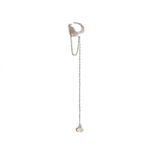 Whirl The River Ear Clip With Chain