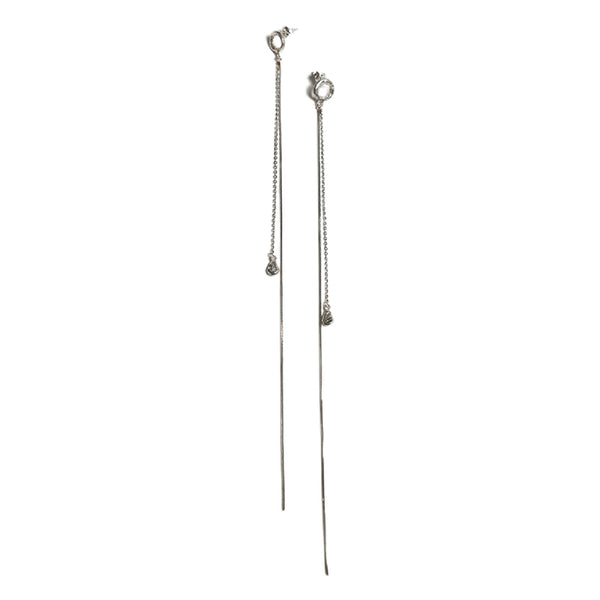 Alleged Standards Collection Round Earrings With Long Chain